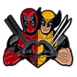 Deadpool and Wolverine Enamel Pin